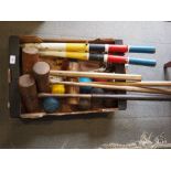 A Jaques croquet set (for restoration)