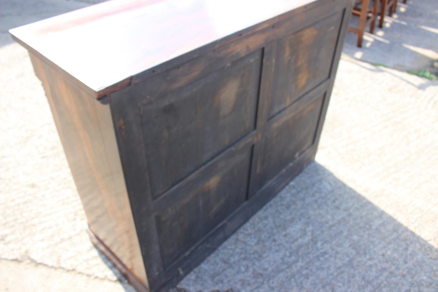 A Regency rosewood chiffonier, fitted frieze drawer over two brass lattice panel doors, on block - Image 3 of 18