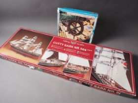 A Billing Boats Cutty Sark, NR. 564 1:75 scale model wooden ship set, in box, (model  started) and a