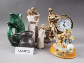 Six composition "Cherished Teddies" models, including "Winfield, Anything is possible when you