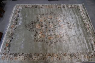 A Chinese embossed pile carpet, 144" x 108" approx