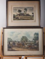 After Pollard: a 19th century coloured aquatint, "The Four in Hand Club", Hyde Park, and a number of