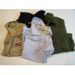 A US wool jacket size medium, a US Air Force shirt, US Navy shirt with Bars,