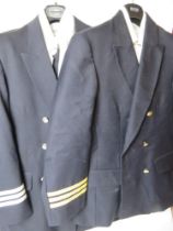 A pilot's uniform by Connolly Creations inc jacket (45% wool), shirt and trousers.