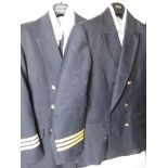 A pilot's uniform by Connolly Creations inc jacket (45% wool), shirt and trousers.