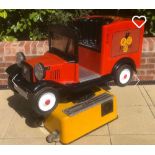 A fantastic original childrens 'ride' in the form of a Postal Van c1970s as manufactured by