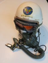 United States Air Force Korean War Type P-1A Protective Flying Helmet;