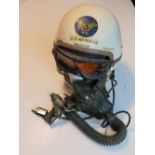 United States Air Force Korean War Type P-1A Protective Flying Helmet;