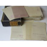 A rare set of copy blueprints for the WWII German Bachem BA349 Natter Rocket Fighter plane,