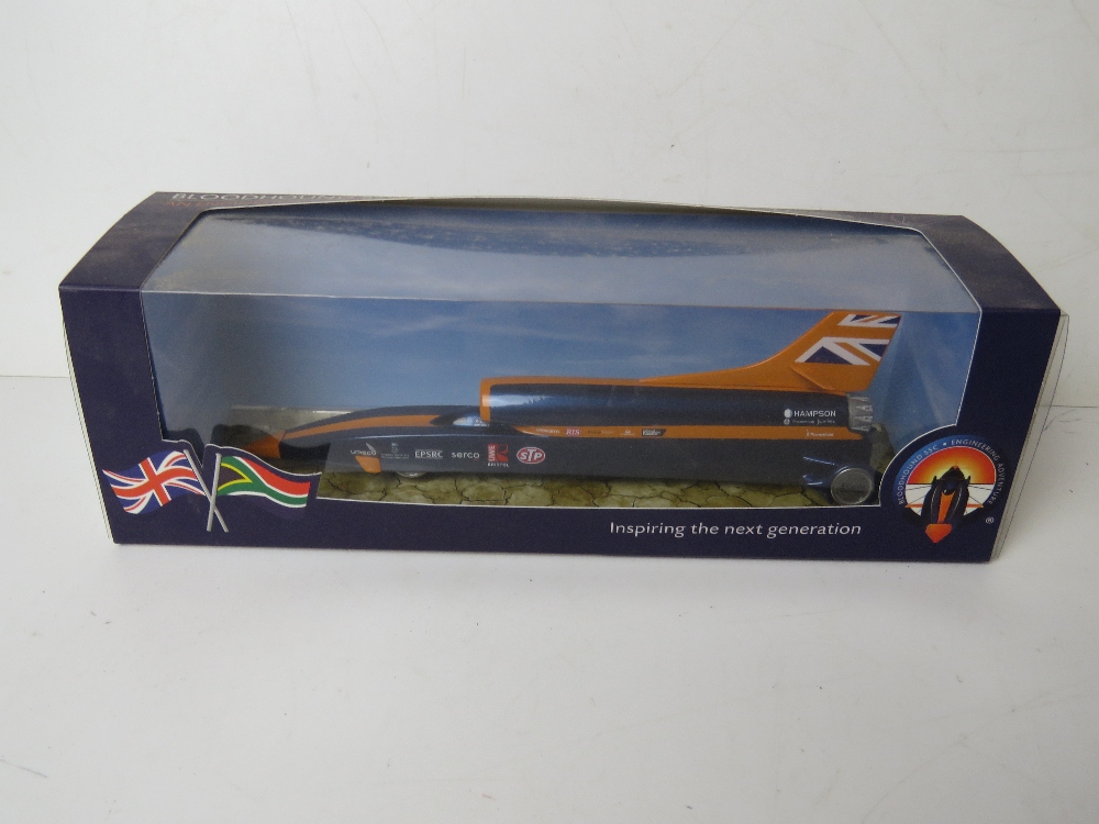 A scale model Bloodhound SSC made by Autodromo Ltd in original packaging.