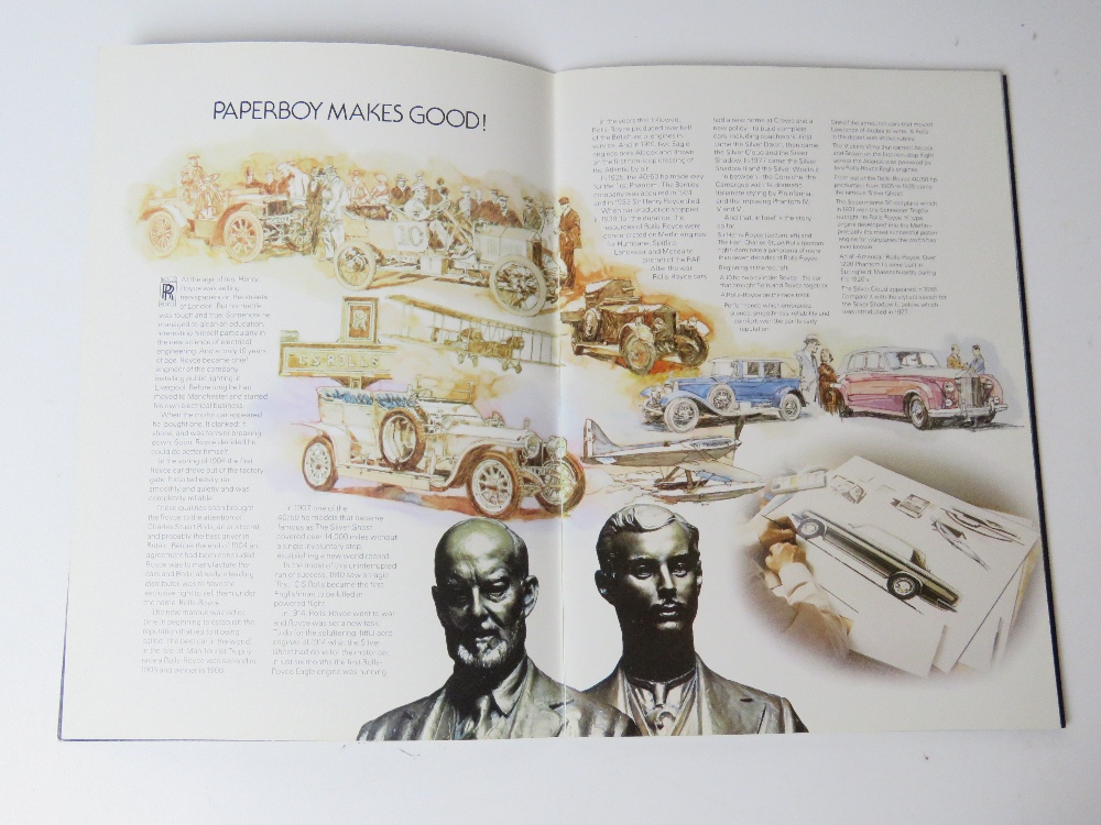 A Rolls Royce Motors Car Division brochure inc six publicity prints inc Corniche, Silver Shadow II, - Image 4 of 6