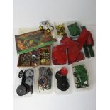 A quantity of assorted vintage Meccano inc instructions (instructions in play-worn condition).