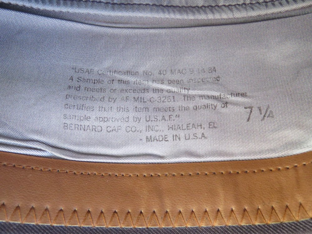 Four USAF side caps, two size 7 ¼, one size 7 ¾, one a ladies size 24. - Image 6 of 7
