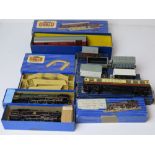 Hornby Dublo boxed locomotive carriages and footbridge inc Duchess of Montrose Locomotive and Royal