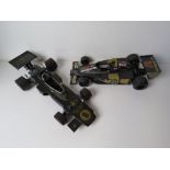 Two large scale model Formula One racing cars c1970s, Walter Walth and John Player Special.