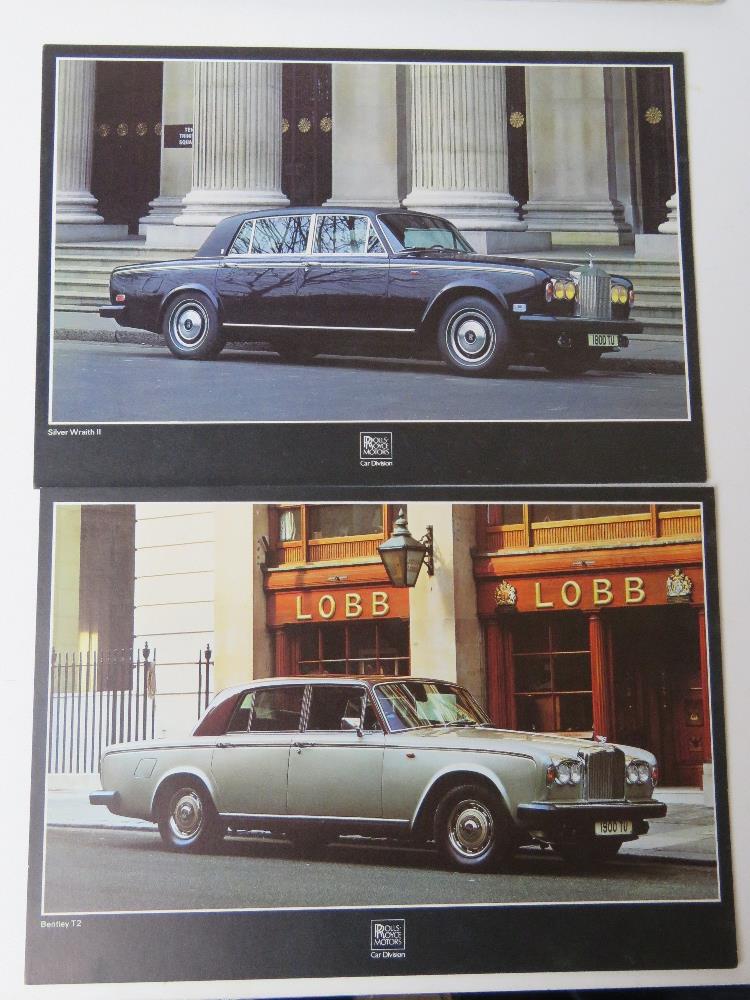 A Rolls Royce Motors Car Division brochure inc six publicity prints inc Corniche, Silver Shadow II, - Image 5 of 7