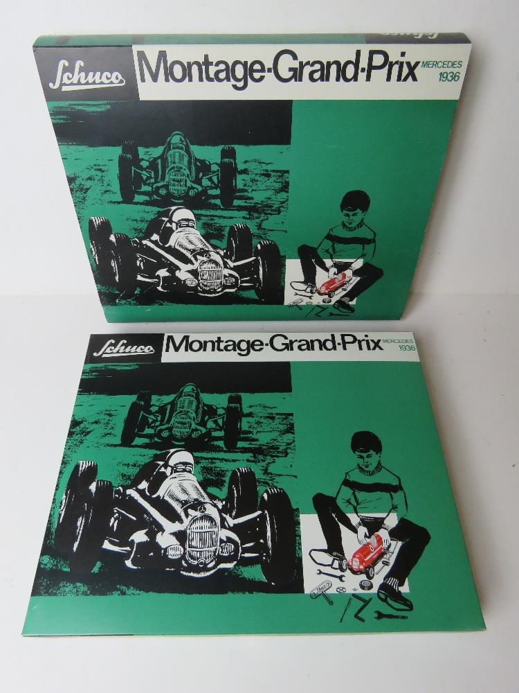 A Schuco Montage-Grand Prix Mercedes 1936 model car kit in original box with original sleeve. - Image 5 of 5