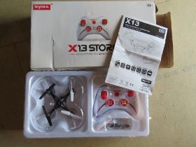 An X-13 Storm four channel remote control quadcoptor, 'as new' in box. Untested.