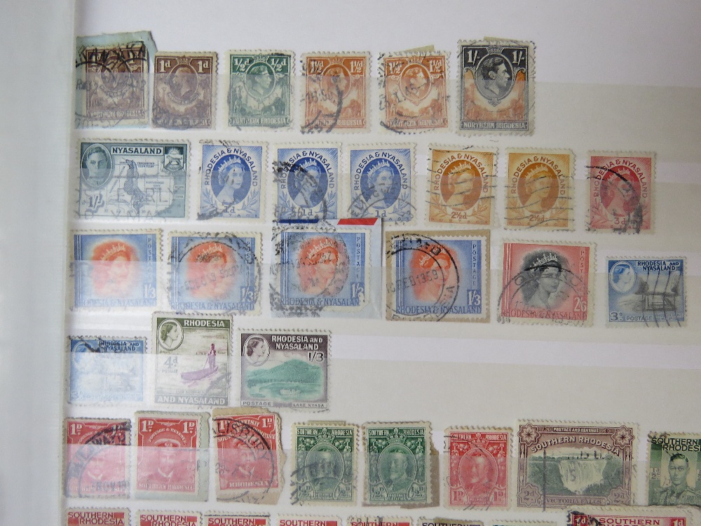 A collection of 20th century World Stamps in seven albums includes Ceylon and Rhodesia. - Image 6 of 8