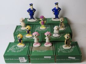 Top Cat; A collection of Beswick figurines being part of a limited edition set,
