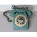 A contemporary blue 746 phone, vintage 1960s style.