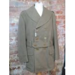 A US Army Makinaw Officers overcoat, wit