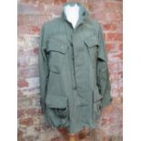 A US Army olive green tropical jacket, s
