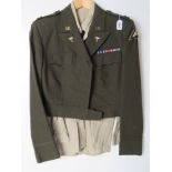 A US Army Officers cut down tunic and sh