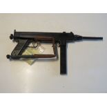 A deactivated Madsen M50 sub machine gun