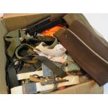 A quantity of assorted militaria inc thr