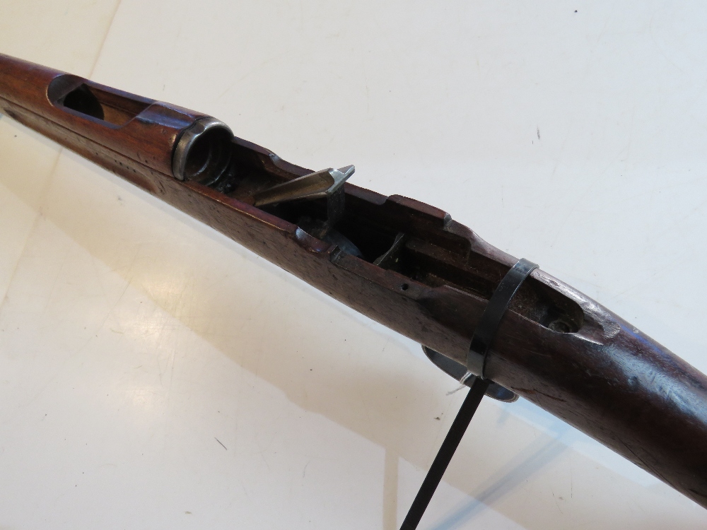 A Swedish Mauser stock with butt plate, - Image 2 of 5