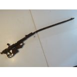 A battlefield relic Mosin Nagant rifle w