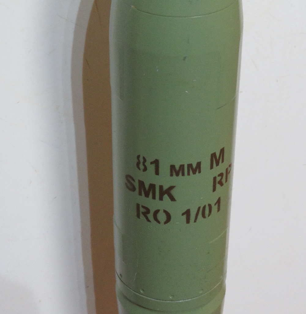 An inert 81mm Smoke Mortar. - Image 2 of 2