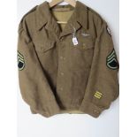 A WWII British Enlisted field jacket, si