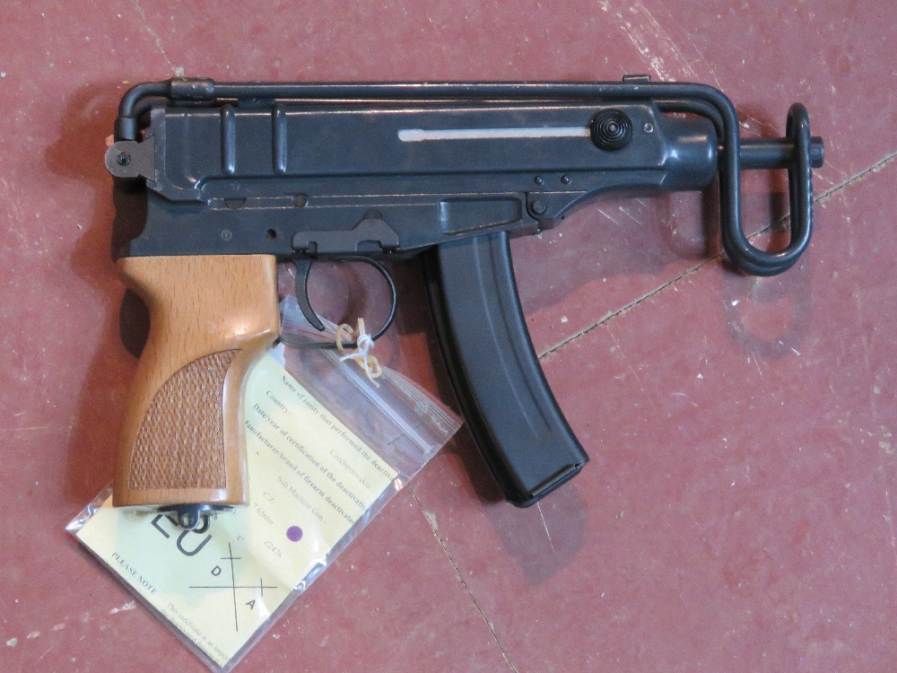 A deactivated Czech Skorpion Wz61 7.65mm - Image 3 of 3