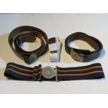 A REME Stable belt, a Russian leather be