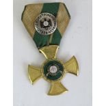 A Third Reich marksmanship medal in gold