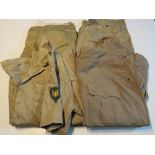 Two US Army shirts and two Army trousers