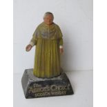 Breweriana; a mid 20th century Abbots CHoice Scotch Whisky composite advertising figurine.