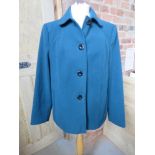 A ladies size 16 teal blue coat by BHS.