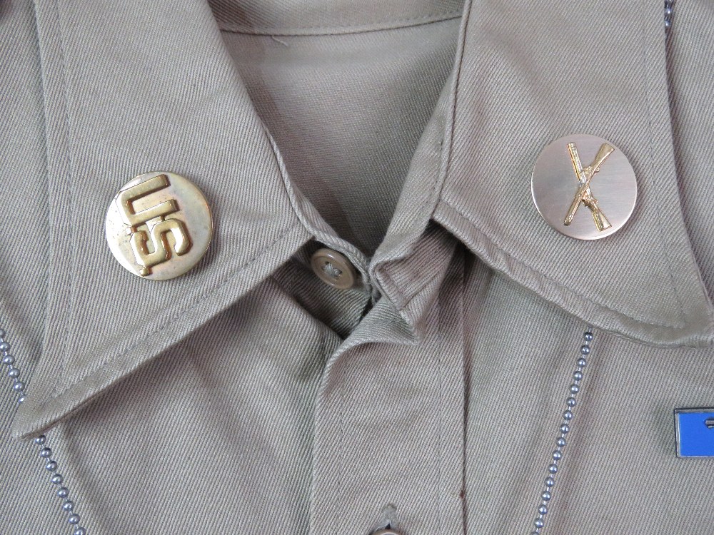 A US Khaki shirt , with original stampin - Image 2 of 6