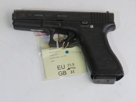 A deactivated Glock 17 9mm Second Genera