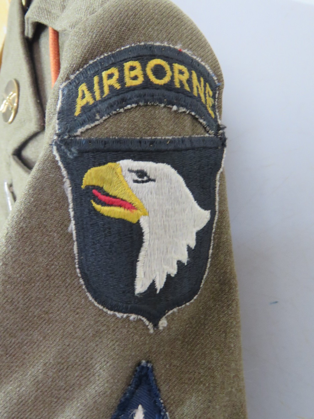 A WWII US Airborne tunic, having all but - Image 2 of 8