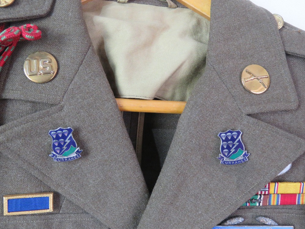 A WWII US Airborne tunic, having all but - Image 6 of 8
