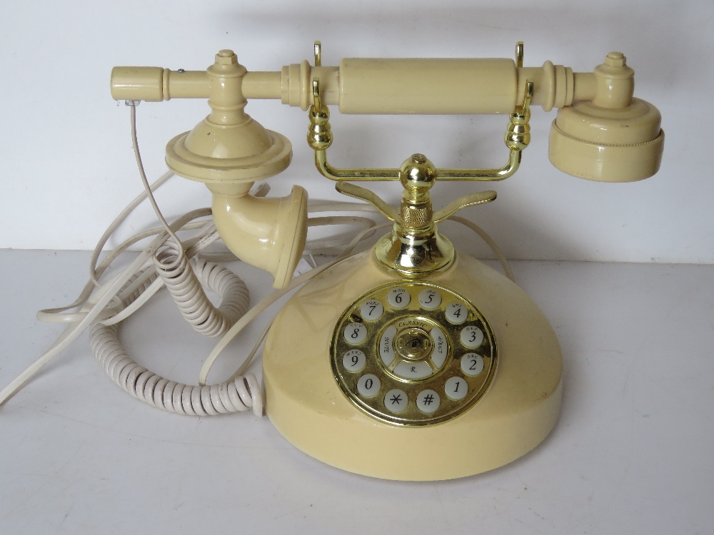 A contemporary Binatone Classic phone, vintage style.