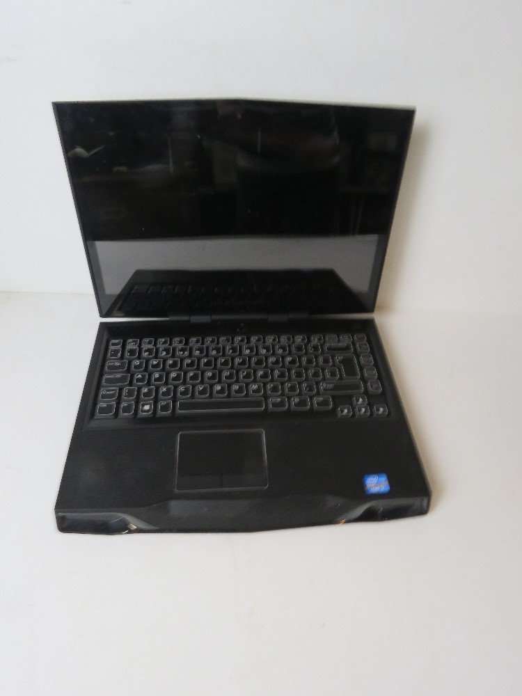 Two Alienware gaming laptops, one red, o - Image 2 of 5