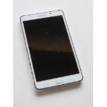 A Samsung Galaxy tablet in white 52GB. 7