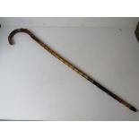 A vintage walking stick.