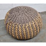 A 45% jute beanbag type footstool by Next.