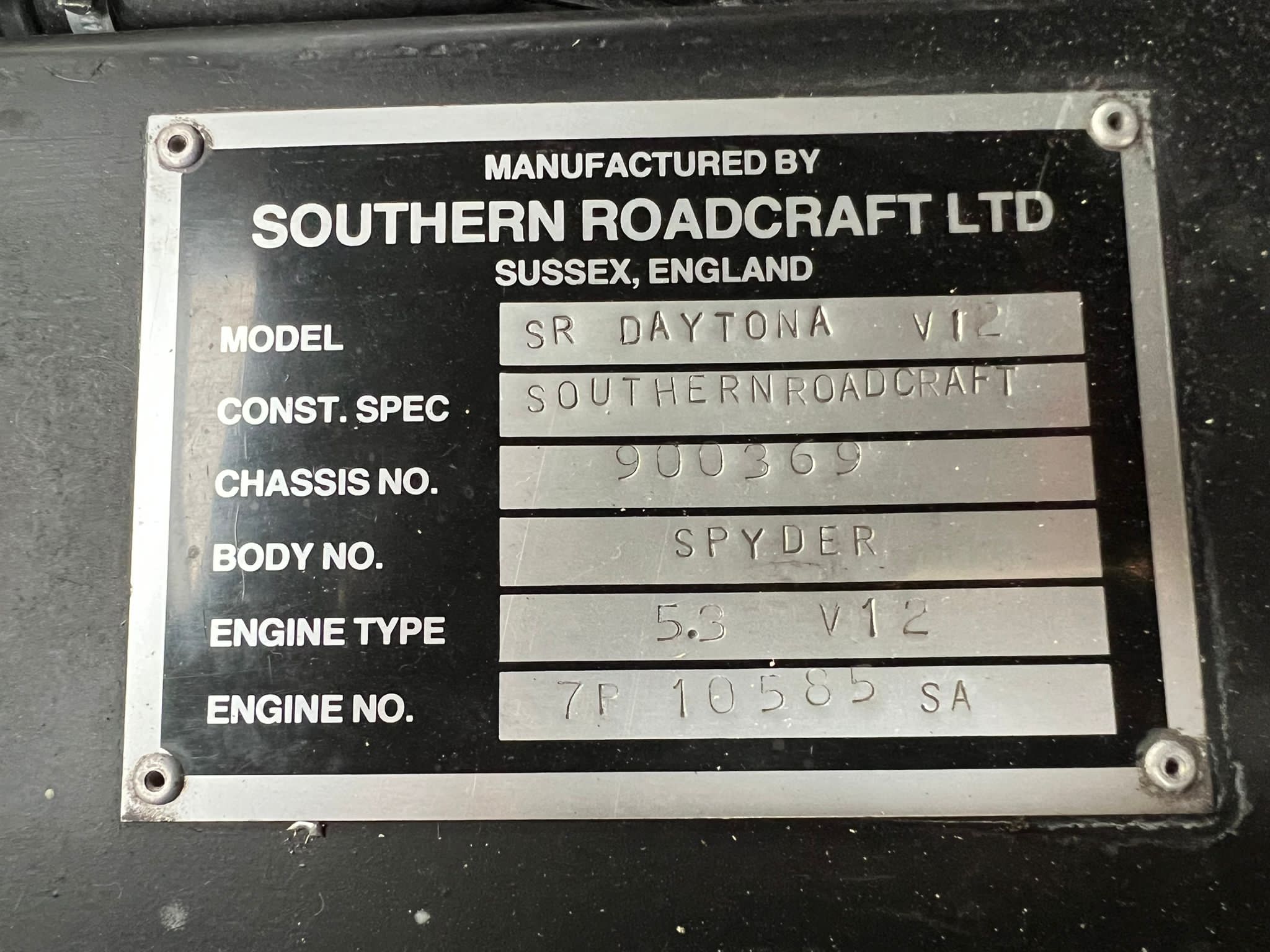 Southern Roadcraft 5.3L Daytona V12 Spyder - Ferrari Recreation - Image 12 of 26